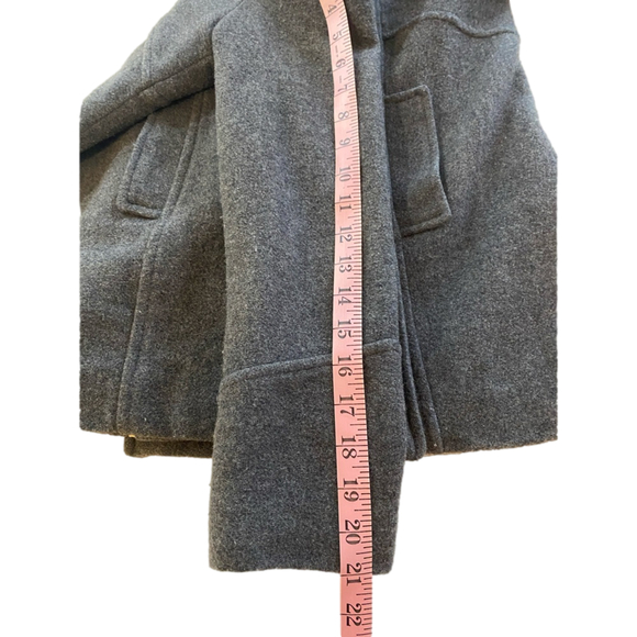 Zara kids girls 11-12 years double breasted wool blend pea coat - Picture 8 of 10